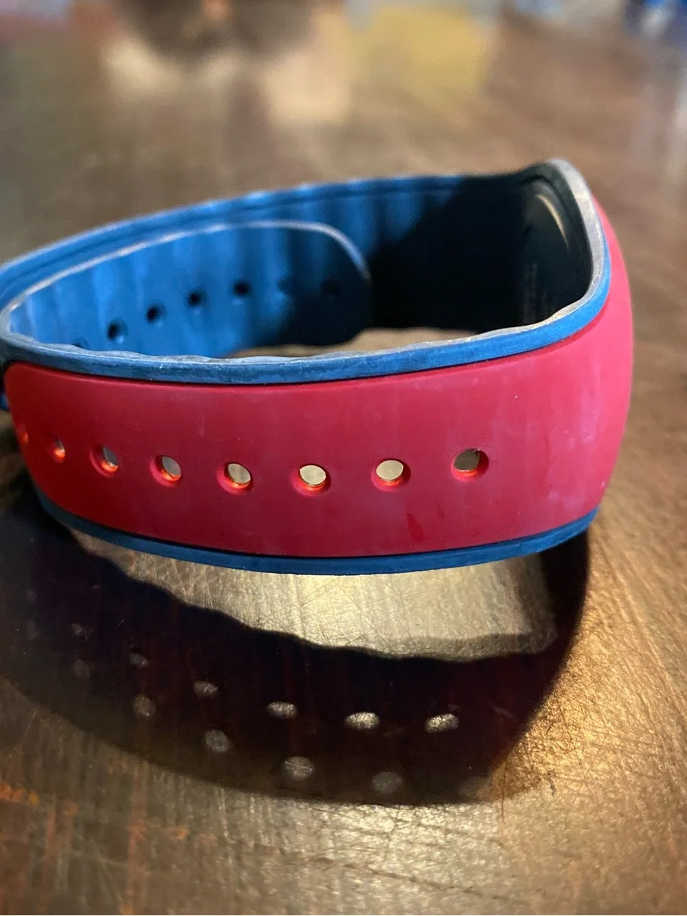 Disney World Parks MagicBand Red Gray Mickey Mouse Memorabilia Only